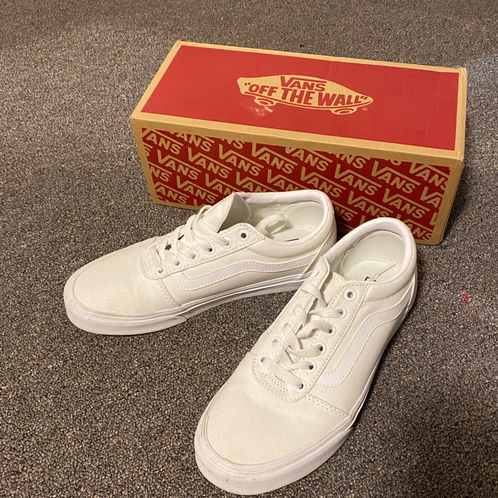 White Vans Sneakers